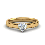 romantic-heart-cut-milgrain-solitaire-ring-in-14K-yellow-gold-FD-ENR8985HTR-NL-YG